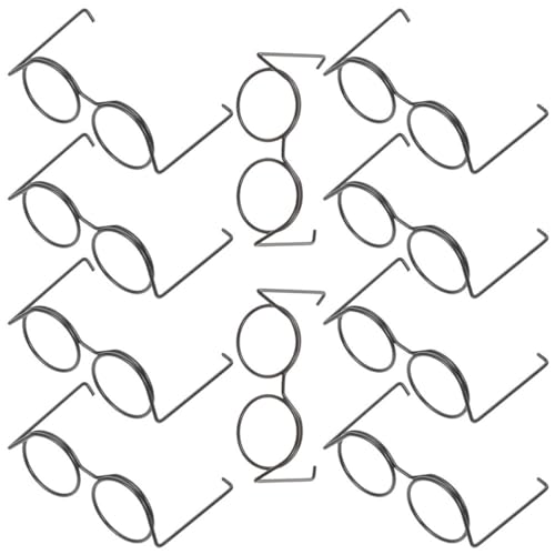 VICASKY 20stücke Mini-metallbrille Für Puppen Puppenbrille Zum Basteln Mini-Brille Für Puppen Puppensonnenbrille Metall Draht Rim Brillen Puppe Kleid up Brillen Zubehör VICASKY 20stücke Mini-metallbrille Für Puppen Puppenbrille Zum Basteln Mini-Brille Für Puppen Puppensonnenbrille Metall Draht Rim Brillen Puppe Kleid up Brillen Zubehör von VICASKY