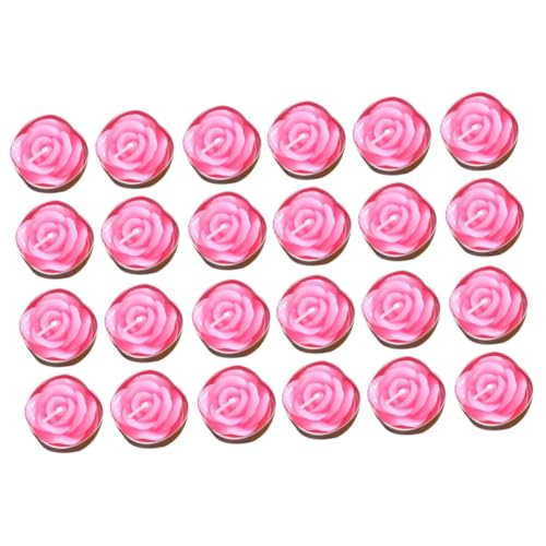VICASKY 24 Stk. Teiliges Rauchfreie Schwimmende Rosenblumenkerzen aus Paraffinwachs Stunden Brenndauer Rosa für Hochzeitsdekoration Babypartys Geburtstage und Romantische Tischgestaltung VICASKY 24 Stk. Teiliges Rauchfreie Schwimmende Rosenblumenkerzen aus Paraffinwachs Stunden Brenndauer Rosa für Hochzeitsdekoration Babypartys Geburtstage und Romantische Tischgestaltung von VICASKY