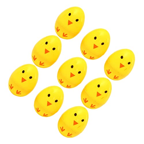 VICASKY 24 Stück Ostern Kunststoff Eier mit Hühnermuster Diy Dekoration für Partybedarf für Ostereiersuche und Festlichkeiten VICASKY 24 Stück Ostern Kunststoff Eier mit Hühnermuster Diy Dekoration für Partybedarf für Ostereiersuche und Festlichkeiten von VICASKY