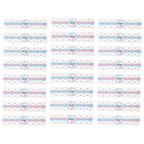 VICASKY 24stücke Gender Reveal Aufkleber Für Babyparty Geschlecht Enthüllen Sticker Für Flaschen Team Girl Und Team Boy Deko Für Geburtstagsfeiern Und Feiern Zur von VICASKY