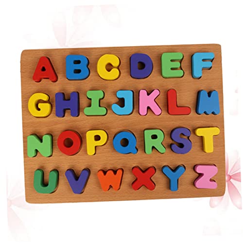 VICASKY 26 Buchstaben-Puzzle-Brett für Vorschulkinder Lernspielzeug für Kleinkinder Puzzle-Bausteine Mosaikplatte Puzzlebrett aus Holzbuchstaben Bambus VICASKY 26 Buchstaben-Puzzle-Brett für Vorschulkinder Lernspielzeug für Kleinkinder Puzzle-Bausteine Mosaikplatte Puzzlebrett aus Holzbuchstaben Bambus von VICASKY
