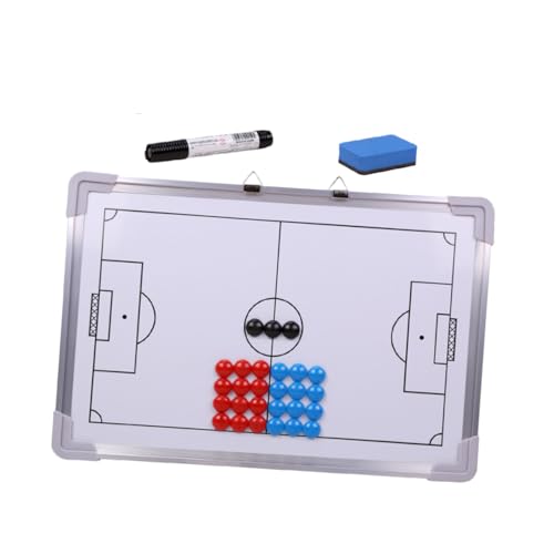 VICASKY 27 Stück Aluminium Fußball Taktiktafel mit Magnetischen Markern Whiteboard Coaching Trainingsbrett Wandmontage Inklusive Radiergummi und Marker Leichtes Tragbares Fußball VICASKY 27 Stück Aluminium Fußball Taktiktafel mit Magnetischen Markern Whiteboard Coaching Trainingsbrett Wandmontage Inklusive Radiergummi und Marker Leichtes Tragbares Fußball von VICASKY