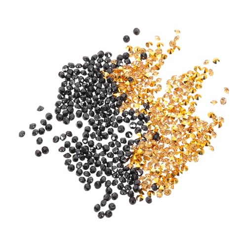 VICASKY 2Er-Pack Diamanten Streudeko Gold Schwarz Spitzrückige Schmucksteine Funkelnde Dekosteine für Hochzeiten Party Vase und Kosmetikbox Verschönerung pro Packung VICASKY 2Er-Pack Diamanten Streudeko Gold Schwarz Spitzrückige Schmucksteine Funkelnde Dekosteine für Hochzeiten Party Vase und Kosmetikbox Verschönerung pro Packung von VICASKY