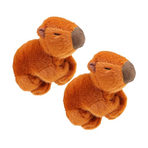 VICASKY 2St Capybara-Puppe gefüllte Capybara Plüschspielzeug Capybara Party Dekorationen für lustige kleine Plüsch -Capybara -Puppe Capybara Tuch VICASKY 2St Capybara-Puppe gefüllte Capybara Plüschspielzeug Capybara Party Dekorationen für lustige kleine Plüsch -Capybara -Puppe Capybara Tuch von VICASKY