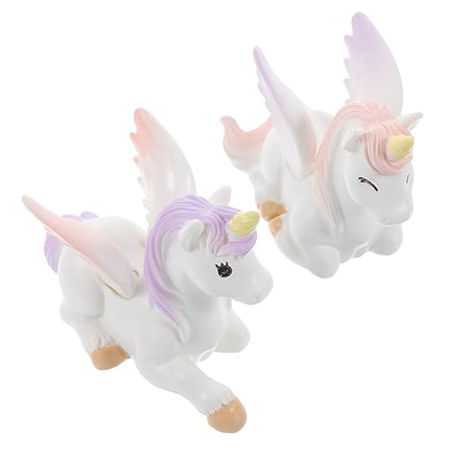 VICASKY 2St Mikrolandschaftsdekoration Dekorationen Einhorn-Ornamente Einhorn-Verzierung Figur Kuchen pflanzendeko einhornpartydeko Miniatur-Einhorn Harz-Accessoires-Dekoration VICASKY 2St Mikrolandschaftsdekoration Dekorationen Einhorn-Ornamente Einhorn-Verzierung Figur Kuchen pflanzendeko einhornpartydeko Miniatur-Einhorn Harz-Accessoires-Dekoration von VICASKY