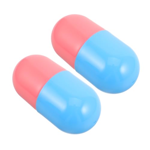 VICASKY 2St für Eierschalenkapseln geburtstagsgeschenke Silberne Schlinge Besenkopfadapter handgefertigter Schlüsselanhänger Plastikkapseln Kaugummiautomatenkapseln von VICASKY