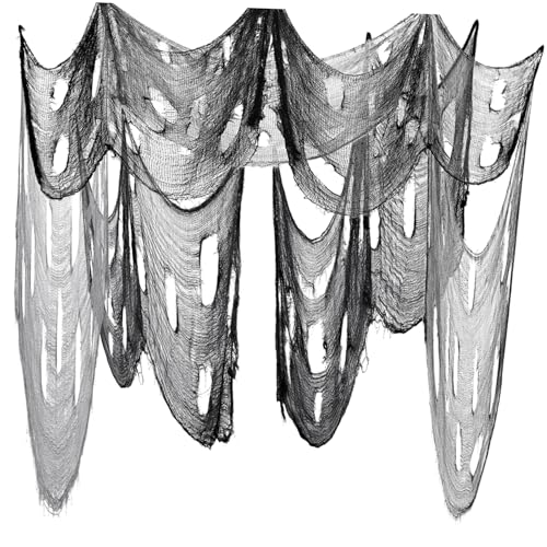 VICASKY 2Stücke Halloween Dekoration für Gruselige Szenen Schwarz für Spukhäuser und Halloween Partys Deko für Schaurige Anlässe VICASKY 2Stücke Halloween Dekoration für Gruselige Szenen Schwarz für Spukhäuser und Halloween Partys Deko für Schaurige Anlässe von VICASKY