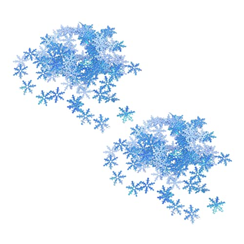 VICASKY 2Taschen Schneeflocken Konfetti für Weihnachten Dekorative Blaue Schneeflocken für DIY Partys und Festliche Dekorationen Langlebig und Sicher VICASKY 2Taschen Schneeflocken Konfetti für Weihnachten Dekorative Blaue Schneeflocken für DIY Partys und Festliche Dekorationen Langlebig und Sicher von VICASKY