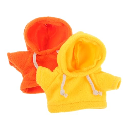 VICASKY 2pcs Plüsch Bär Puppen Stofftier Kleidung Niedlichen Spielzeug Stoff Mantel Für Baby Puppen Und Plüsch Spielzeug von VICASKY