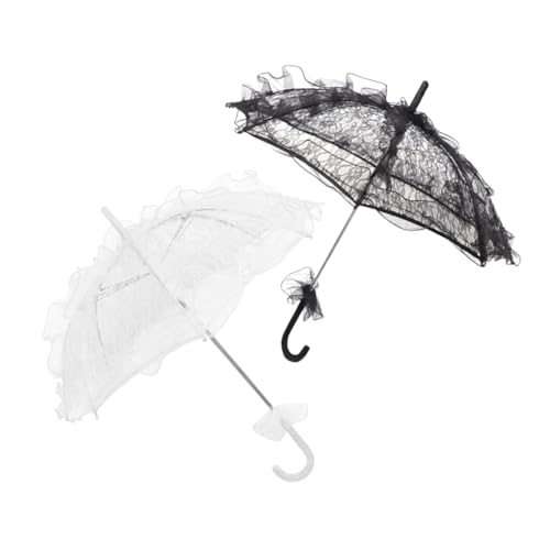 VICASKY 2st Hochzeits-spitzenschirm Schnürschirm Für Braut Regenschirm Spitze Dekorativer Regenschirm Dekorative Regenschirme Für Die Dekoration Regenschirm Für Die Braut Eisen VICASKY 2st Hochzeits-spitzenschirm Schnürschirm Für Braut Regenschirm Spitze Dekorativer Regenschirm Dekorative Regenschirme Für Die Dekoration Regenschirm Für Die Braut Eisen von VICASKY
