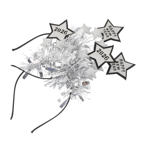 VICASKY 2stücke Funktionsstirnband Mit Glitzer-design Für Silvester-feiern Bequemes Tragegefühl Und Wiederverwendbar Für Verschiedene Festivitäten von VICASKY