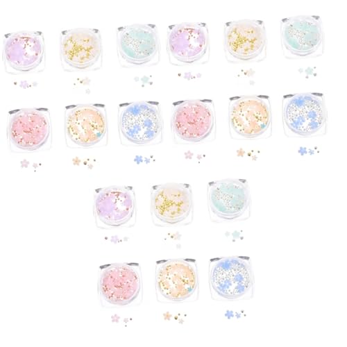 VICASKY 3 Sätze Blüten Charms Nageldekoration Für Nail Art Resin Und Stahlperlen Für Einzigartige Effekte Für Diy Maniküre Und Tägliche Verwendung 6boxen*3 VICASKY 3 Sätze Blüten Charms Nageldekoration Für Nail Art Resin Und Stahlperlen Für Einzigartige Effekte Für Diy Maniküre Und Tägliche Verwendung 6boxen*3 von VICASKY