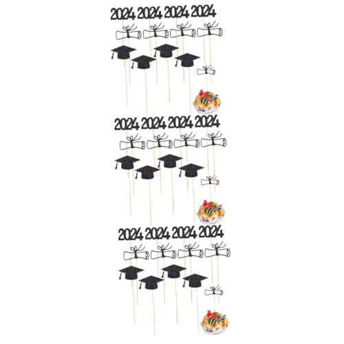 VICASKY 3 Sätze Graduation Cake Toppers Teiliges mit Schwarzen Abschlussmützen und Diplomen Sichere Dekoration für Abschlussfeiern für Kuchen und VICASKY 3 Sätze Graduation Cake Toppers Teiliges mit Schwarzen Abschlussmützen und Diplomen Sichere Dekoration für Abschlussfeiern für Kuchen und von VICASKY