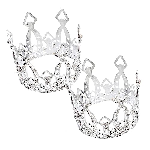 VICASKY 3 Sätze Kuchen Krone Hochzeitsdeko Hochzeit Deko Cake Decoration Party Dekoration Deko Für Kuchen Korona Flagge Gold Die Dessert- Kuchendeckel Zinklegierung Silver 2 Stück * 3 VICASKY 3 Sätze Kuchen Krone Hochzeitsdeko Hochzeit Deko Cake Decoration Party Dekoration Deko Für Kuchen Korona Flagge Gold Die Dessert- Kuchendeckel Zinklegierung Silver 2 Stück * 3 von VICASKY