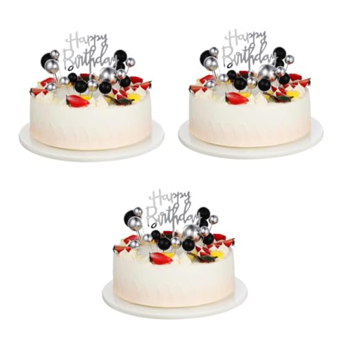 VICASKY 3 Sätze Schwarzgoldene Kuchendekoration Alles Zum Geburtstag-topper-brief Disco-kugel-kuchendekoration Kuchenspießbällchen Kuchen -topper Kuchenkugeln Kugelkuchenpicks Papier VICASKY 3 Sätze Schwarzgoldene Kuchendekoration Alles Zum Geburtstag-topper-brief Disco-kugel-kuchendekoration Kuchenspießbällchen Kuchen -topper Kuchenkugeln Kugelkuchenpicks Papier von VICASKY