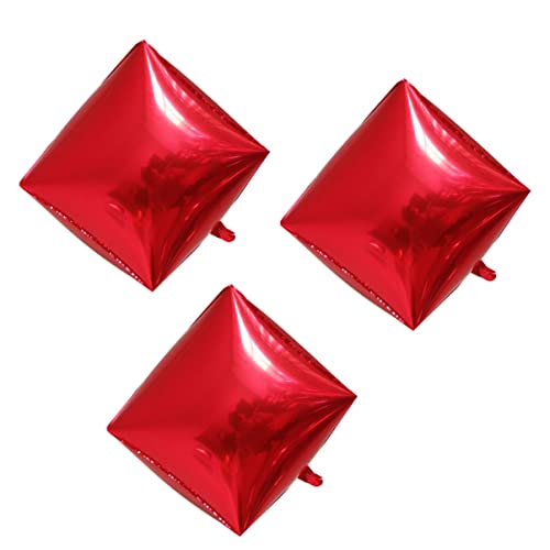 VICASKY 3 Stück Aluminiumfolienballons Dekoballons Quadratische Würfelballons Hochzeitsdeko Folienballons Metallicballons Hochzeitspartyballons Aufblasbare Geburtstagsdekorationen VICASKY 3 Stück Aluminiumfolienballons Dekoballons Quadratische Würfelballons Hochzeitsdeko Folienballons Metallicballons Hochzeitspartyballons Aufblasbare Geburtstagsdekorationen von VICASKY