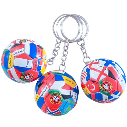 VICASKY 3 Stück Fußball Schlüsselanhänger Sport Muschel Schlüsselanhänger Großpackung Fußball Schlüssel Volleyball Schlüsselanhänger Mini Fußball Schlüsselringe Team Fußball VICASKY 3 Stück Fußball Schlüsselanhänger Sport Muschel Schlüsselanhänger Großpackung Fußball Schlüssel Volleyball Schlüsselanhänger Mini Fußball Schlüsselringe Team Fußball von VICASKY