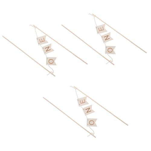 VICASKY 3 Stück Holz Cake Topper One Teiliges Detailreiche Gravur Natürliche Tortendeko für Geburtstag Babyfeier Vielseitig Einsetzbar Stilvolles Banner für Festliche Kuchen VICASKY 3 Stück Holz Cake Topper One Teiliges Detailreiche Gravur Natürliche Tortendeko für Geburtstag Babyfeier Vielseitig Einsetzbar Stilvolles Banner für Festliche Kuchen von VICASKY