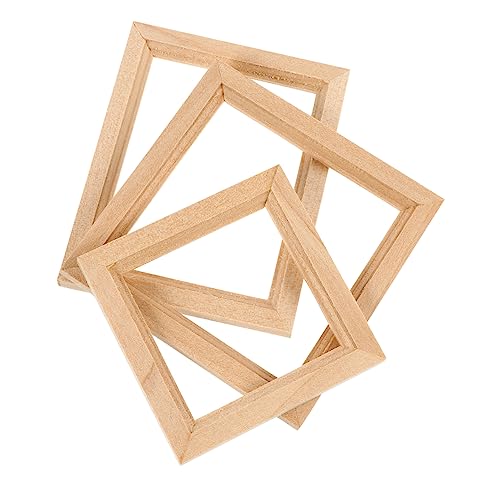 VICASKY 3 Stück Miniatur-puppenhausmöbel Aus Holz Für Kinder Puppenhauszubehör Dekorative Bilderrahmen Im Maßstab 112 VICASKY 3 Stück Miniatur-puppenhausmöbel Aus Holz Für Kinder Puppenhauszubehör Dekorative Bilderrahmen Im Maßstab 112 von VICASKY