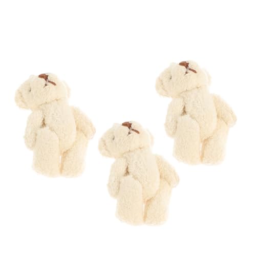 VICASKY 3 Stück Puppe aus Perlensamt Bären Plüschtiere tragen ausgestopft rucksäcke plüschbär Kleidungsornament DIY Zubehör Kleidung Bär Kleidungsdekor Baumwolle Beige VICASKY 3 Stück Puppe aus Perlensamt Bären Plüschtiere tragen ausgestopft rucksäcke plüschbär Kleidungsornament DIY Zubehör Kleidung Bär Kleidungsdekor Baumwolle Beige von VICASKY