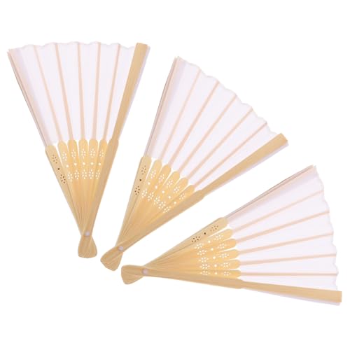 VICASKY 3 Stück Teiliges Holz Faltfächer Leichter Faltbarer Handfächer Blanko DIY Handfächer aus Robustem Holz für Kreative Dekoration und Geschenkideen Tragbar für Indoor und Outdoor VICASKY 3 Stück Teiliges Holz Faltfächer Leichter Faltbarer Handfächer Blanko DIY Handfächer aus Robustem Holz für Kreative Dekoration und Geschenkideen Tragbar für Indoor und Outdoor von VICASKY