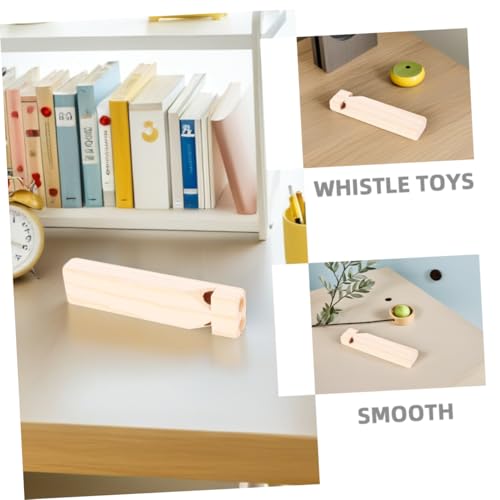 VICASKY 3 Stück Teiliges Holzpfeifen Zugpfeife für DIY Musikspielzeug mit Zugpfeifen Pädagogisches Orff Instrument für Vorschule und Familienaktivitäten Kreatives Malspaß von VICASKY