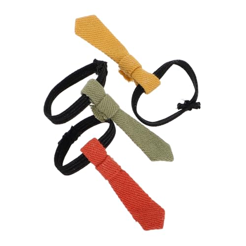 VICASKY 3-teiliges Miniatur-puppenkleidungs-Krawatten-Set Puppenanzug Krawatte Zum Anziehen Der Puppe Weich Bequem Winzige Action-puppenhaus-Kleidung Krawatten VICASKY 3-teiliges Miniatur-puppenkleidungs-Krawatten-Set Puppenanzug Krawatte Zum Anziehen Der Puppe Weich Bequem Winzige Action-puppenhaus-Kleidung Krawatten von VICASKY