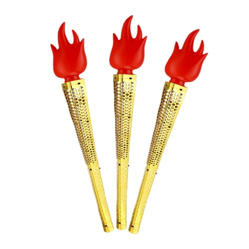VICASKY 3-teiliges -requisiten-simulations-taschenlampe Für Den Schulsport, Tragbare Sport-taschenlampe, Spielzeug-taschenlampe Für Sportwettkämpfe, Cosplay (ohne Batterie) von VICASKY