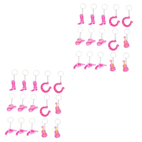 VICASKY 30 Stck. Teiliges Cowgirl Schlüsselanhänger aus PVC Cartoon Schlüsselring mit Bag Hanging Decoration und Keyring Decor Leichte Niedliche Schlüsselanhänger als Partygeschenke und VICASKY 30 Stck. Teiliges Cowgirl Schlüsselanhänger aus PVC Cartoon Schlüsselring mit Bag Hanging Decoration und Keyring Decor Leichte Niedliche Schlüsselanhänger als Partygeschenke und von VICASKY