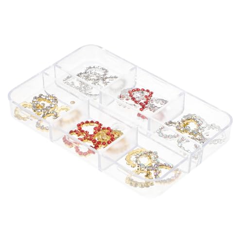 VICASKY 30 Stück Teiliges Herzförmige Nail Art Charms mit funkelnden Strasssteinen Leichte Bunte DIY Nagel Dekoration für Gelnägel Scrapbook und Handwerk VICASKY 30 Stück Teiliges Herzförmige Nail Art Charms mit funkelnden Strasssteinen Leichte Bunte DIY Nagel Dekoration für Gelnägel Scrapbook und Handwerk von VICASKY