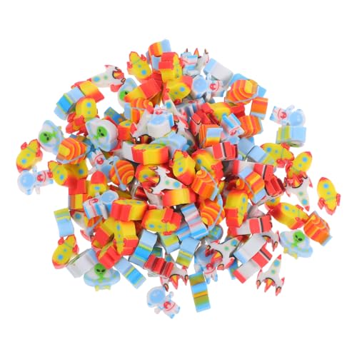 VICASKY 300 Stück Weltraumrotler Eraser Von Bulk Novelty Spielzeuggummi Radiergummi Des Sonnensystems Radiergummis Für Schreibtischtiere Weltraum-radiergummis Für Leerzeichen von VICASKY
