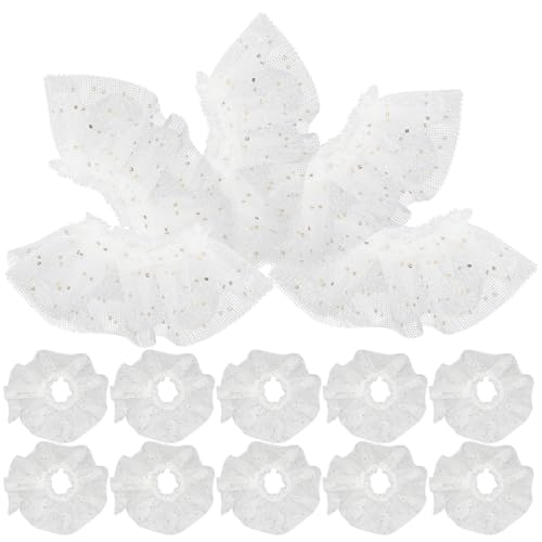 VICASKY 30st Mini-Tutu-Rock Ballerina Bausatz Fee Prinzessin Plüsch Puppe Mädchen Ballettröckchen Miniatur Süßer Tutu-Rock Süße Tutu-Rock-Kleidung Stoff Beige von VICASKY