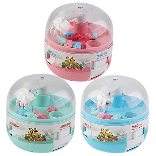 VICASKY 3Stücke Mini Dinosaurier Fangmaschine Kinderklauenmaschine für Dinosaurierpartys Tragbares ohne Batterien Fördert Spielspaß und Aktivität für Jungen VICASKY 3Stücke Mini Dinosaurier Fangmaschine Kinderklauenmaschine für Dinosaurierpartys Tragbares ohne Batterien Fördert Spielspaß und Aktivität für Jungen von VICASKY