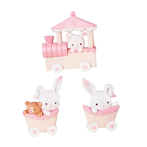 VICASKY 3st Kuchendekoration Einhorn-kuchenaufsatz Hase Plüsch Miniaturzug Miniatur-häschen Miniaturtiere Hasenfiguren Miniatur-tierfigur Raupe Kostüm Wohndekoration Harz Rosa VICASKY 3st Kuchendekoration Einhorn-kuchenaufsatz Hase Plüsch Miniaturzug Miniatur-häschen Miniaturtiere Hasenfiguren Miniatur-tierfigur Raupe Kostüm Wohndekoration Harz Rosa von VICASKY