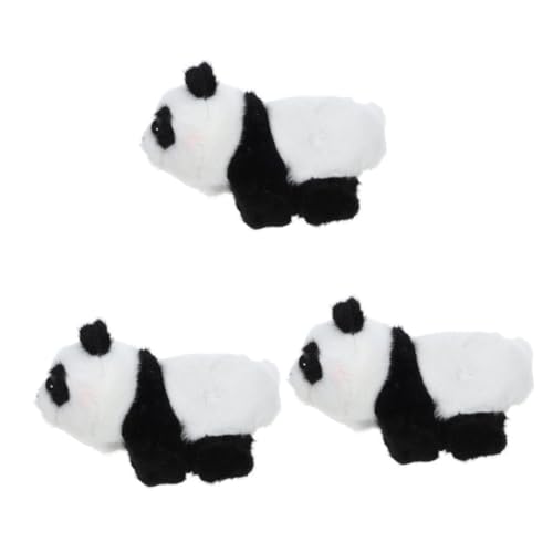 VICASKY 3st Panda-armband Stofftiere Spielzeugtiere Armbänder Ausgestopftes Tier Handkette Animal-slap-armband Partybevorzugung Ohrfeigenarmband Mit Tieren Auflegen Tuch Handgelenk von VICASKY