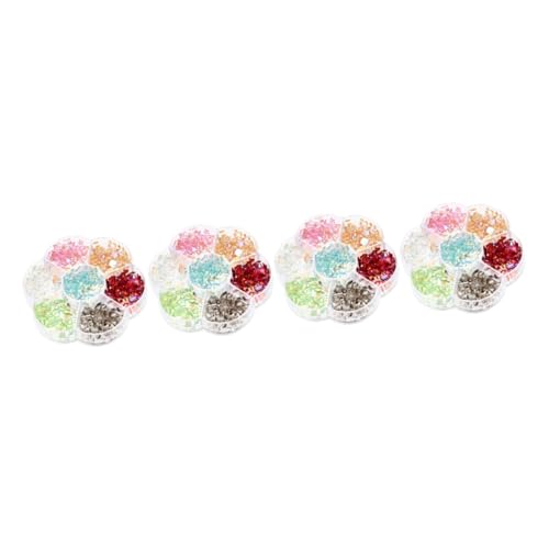 VICASKY 4 Boxen Nagelkunst Nagelsteine Buntem Flower Box Flache Rückseite Glänzende Strasssteine für Kreative Nail Art und Diy Dekorationen VICASKY 4 Boxen Nagelkunst Nagelsteine Buntem Flower Box Flache Rückseite Glänzende Strasssteine für Kreative Nail Art und Diy Dekorationen von VICASKY