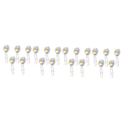 VICASKY 4 Sätze Anhänger Nail Strass-kit Kunst Edelsteine Nagelzubehör Nagel Charms Lieferungen Kristalle Nagelschmuck Und Charms Nägel Charme Uv Glas Kristall 5 Stück * 4 von VICASKY