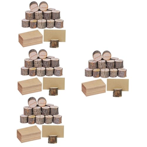 VICASKY 4 Sätze Holz Tischschild mit Eco Baumstumpf Haltern Dekorative Tischaufsteller für Hochzeit Party und Büro Karten Multifunktionale Namenskartenhalter für Haushalt und VICASKY 4 Sätze Holz Tischschild mit Eco Baumstumpf Haltern Dekorative Tischaufsteller für Hochzeit Party und Büro Karten Multifunktionale Namenskartenhalter für Haushalt und von VICASKY