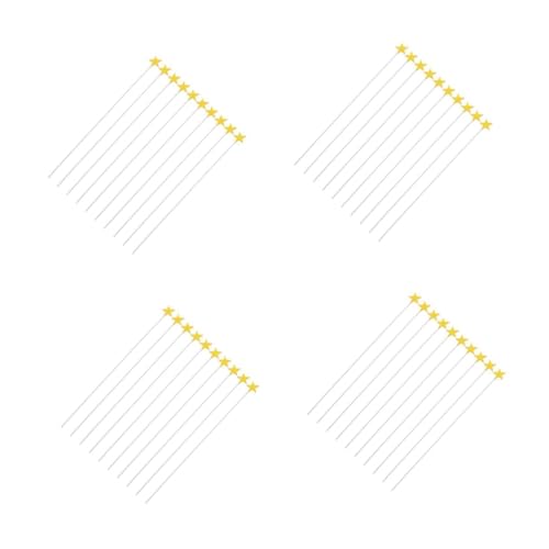 VICASKY 4 Sätze Kuchendekoration Cupcake-topper Glitzern Alles Zum Geburtstag Cupcake Topper Mondkuchen Goldener Tortenaufsatz Glitzersterne Topper Yellow Metall 100 Stück * 4 VICASKY 4 Sätze Kuchendekoration Cupcake-topper Glitzern Alles Zum Geburtstag Cupcake Topper Mondkuchen Goldener Tortenaufsatz Glitzersterne Topper Yellow Metall 100 Stück * 4 von VICASKY