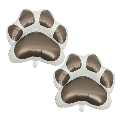 VICASKY 4 Stck. Niedliche Folienballons Hundepfote Robuste Aluminiumfolie Realistische Farben Partydeko für Hundethemengeburtstag Langlebig und Reißfest als Fotorequisite VICASKY 4 Stck. Niedliche Folienballons Hundepfote Robuste Aluminiumfolie Realistische Farben Partydeko für Hundethemengeburtstag Langlebig und Reißfest als Fotorequisite von VICASKY