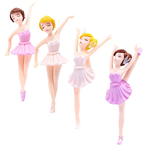 VICASKY Miniatur Ballett Mädchen Figur Kuchen Zubehör Für Geburtstag Party Mädchen Spielzeug von VICASKY