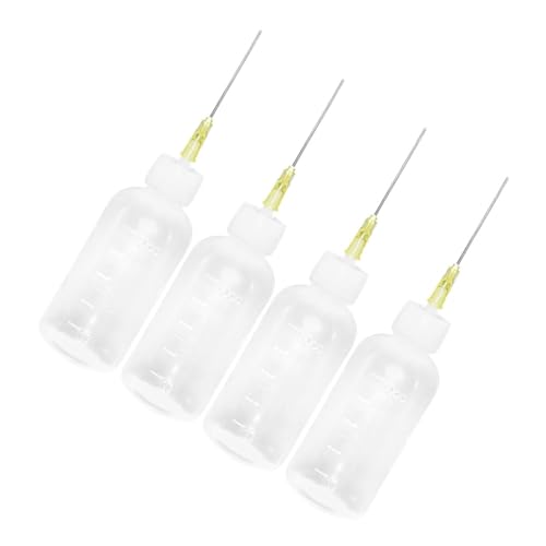 VICASKY 4 Stück Dosierflasche Squeeze Flasche Holzleim Flasche Schmierölflasche Wiederverwendbare Flasche Nähmaschinenölflasche Flasche zum Auftragen von Klebstoff Leimspender Plastik Weiß VICASKY 4 Stück Dosierflasche Squeeze Flasche Holzleim Flasche Schmierölflasche Wiederverwendbare Flasche Nähmaschinenölflasche Flasche zum Auftragen von Klebstoff Leimspender Plastik Weiß von VICASKY