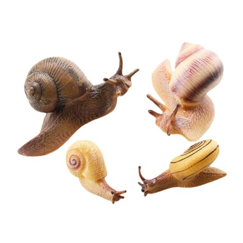 VICASKY 4 Stück Kognitive Verzierung Der Schnecke Schneckenornament Tortenfigur Tiere Kuchendekor Naturwissenschaftliche Bildung Lehrmittel Für Tiere Kuchendeckel Light Brown PVC VICASKY 4 Stück Kognitive Verzierung Der Schnecke Schneckenornament Tortenfigur Tiere Kuchendekor Naturwissenschaftliche Bildung Lehrmittel Für Tiere Kuchendeckel Light Brown PVC von VICASKY