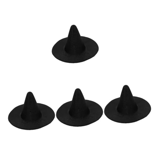 VICASKY 4 Stück Mini Hexenhut aus Kleine DIY Hexenhut Basteldeko Puppenhut Halloween Party Zubehör für Haustiere und Handarbeiten VICASKY 4 Stück Mini Hexenhut aus Kleine DIY Hexenhut Basteldeko Puppenhut Halloween Party Zubehör für Haustiere und Handarbeiten von VICASKY