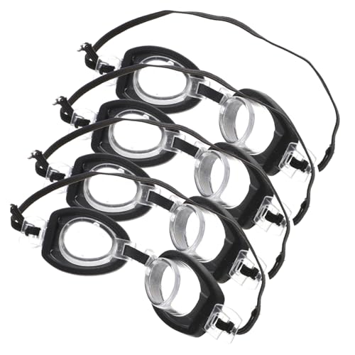 VICASKY 4 Stück Mini Schwimm Brille Puppe Schwimmen Miniatur Schwimmbad doll Accessories Mini-Schwimmbrille kleine Schwimmbrille Kinderspielzeug Plastik Black VICASKY 4 Stück Mini Schwimm Brille Puppe Schwimmen Miniatur Schwimmbad doll Accessories Mini-Schwimmbrille kleine Schwimmbrille Kinderspielzeug Plastik Black von VICASKY