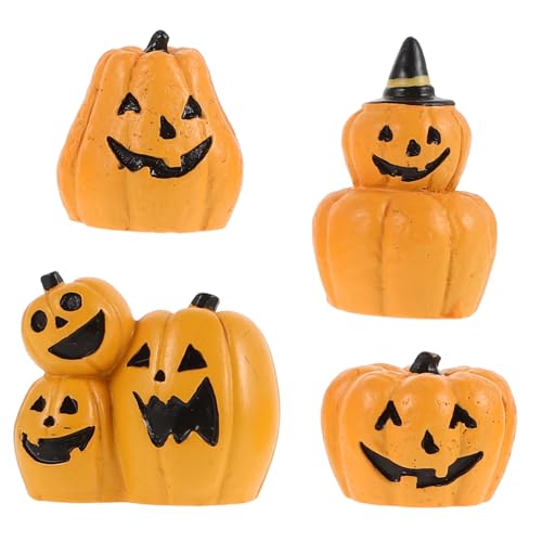 VICASKY 4 Stück Modellpuppe Halloween-Schmuck Mini-Halloween-Dekorationen Zombie beängstigend Halloween Puppen Halloween Kleine Halloween -Figuren Halloween-Minidekorationen Harz von VICASKY