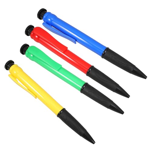 VICASKY 4 Stück Riesenkugelschreiber Geschenkstift Kugelschreiber Stift Kleberfarbe Malvorlagen Cartoon-Bälle bürobedarf lustig witzige Geschenkideen lustiger Stift lustige Stifte Abs von VICASKY