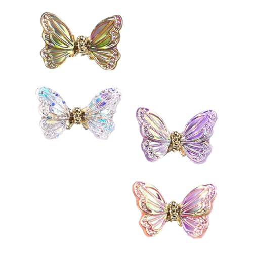 VICASKY 4 Stück Schmetterling Nagelkunst Deko Maniküre Zubehör für Diy Nagelkunst Glitzer Charms für Kunstnägel Geeignet für Damen und Künstliche Nägel VICASKY 4 Stück Schmetterling Nagelkunst Deko Maniküre Zubehör für Diy Nagelkunst Glitzer Charms für Kunstnägel Geeignet für Damen und Künstliche Nägel von VICASKY