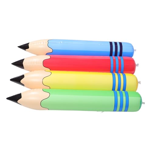 VICASKY 4 Stück Teiliges Aufblasbare Riesen-bleistifte PVC Realistische Jumbo Schreibgeräte Farbenfrohe Schulanfangs Abschlussfeier Dekoration Leichtes Wiederverwendbares VICASKY 4 Stück Teiliges Aufblasbare Riesen-bleistifte PVC Realistische Jumbo Schreibgeräte Farbenfrohe Schulanfangs Abschlussfeier Dekoration Leichtes Wiederverwendbares von VICASKY