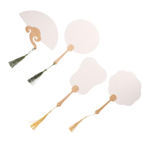 VICASKY 4 Stück Teiliges DIY Handfächer aus Papier und Blanko Ventilatoren in Verschiedenen Mini Formen Leicht Bemalen und Gestalten Kreative Malfächer für Hobby und Kreativität VICASKY 4 Stück Teiliges DIY Handfächer aus Papier und Blanko Ventilatoren in Verschiedenen Mini Formen Leicht Bemalen und Gestalten Kreative Malfächer für Hobby und Kreativität von VICASKY